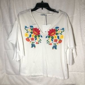 embroidered top